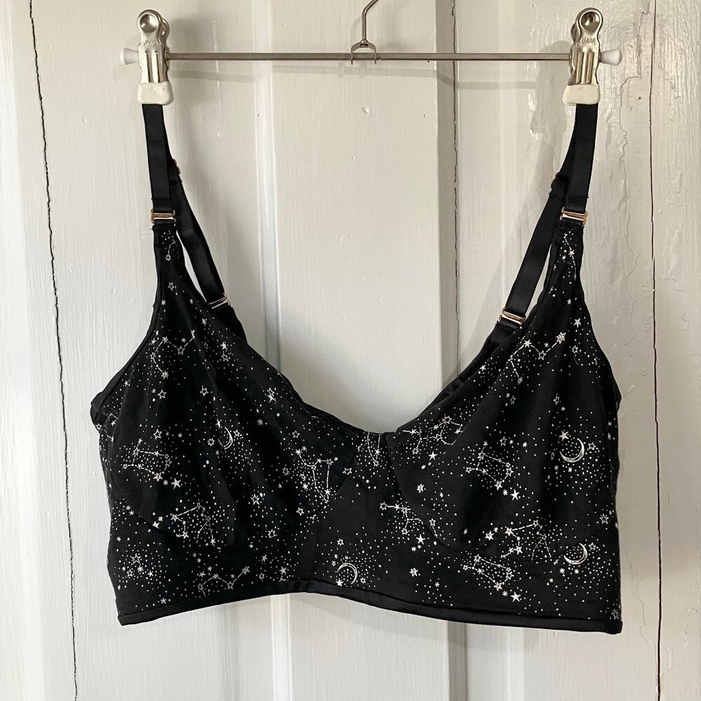 Telltale The Dreamer Cotton Reversible Bralette Galaxy - L